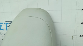 Rear seat backrest, 3rd row, right, Hyundai Santa Fe 24-26, gray leather, with frame, with headrest, perforated, dry-cleanable