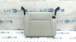 Rear seat cushion, 3rd row, right, Hyundai Santa Fe 24-26, gray leather, with frame, perforated, dry-cleanable