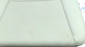 Rear seat cushion, 3rd row, right, Hyundai Santa Fe 24-26, gray leather, with frame, perforated, dry-cleanable