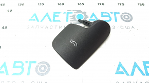 Black hood release handle for the Audi A5 F5 17-25