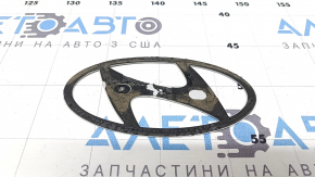 Hyundai Santa Fe 24-26 trunk logo emblem, gray, scratched, paint chipped