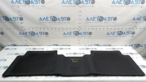 Hyundai Santa Fe 24-26 black fabric rear floor mat, 2nd row