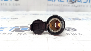 Cigarette lighter for the center console of the Hyundai Santa Fe 24-26 HEV, PHEV, black