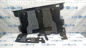 Rear floor covering for Hyundai Santa Fe 24-26 HEV, dark gray, 7 seats