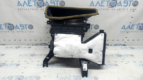 The bare heater housing and ventilation of the Hyundai Santa Fe 24-26 HEV