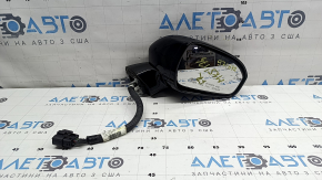 Right side mirror assembly for Ford Fusion mk5 15-17, 12 pins, BSM, turn signal, heated, backlit, black
