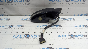 Right side mirror assembly for Ford Fusion mk5 15-17, 12 pins, BSM, turn signal, heated, backlit, black