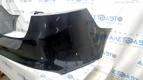 Rear bumper, bare, Ford Fusion mk5 13-18, with parking sensors and Park Assist, black, scratches