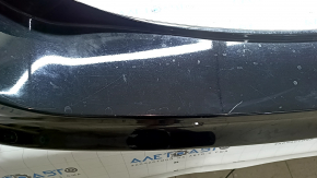 Rear bumper, bare, Ford Fusion mk5 13-18, with parking sensors and Park Assist, black, scratches