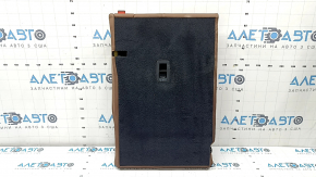 Rear seat back, 2nd row, left, Audi A5 F5 20-25, 5D, brown leather, dented, needs cleaning