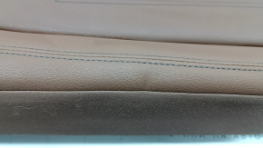 Rear seat back, 2nd row, left, Audi A5 F5 20-25, 5D, brown leather, dented, needs cleaning