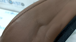 Audi A5 F5 20-25 5D heated driver's seat upholstery, brown leather, worn, dry-cleanable