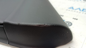 Door trim panel rear right Audi A5 F5 21-25 5D black, insert black leather, armrest leather brown, with overlay black gloss, chrome, with handle, tears, scratches