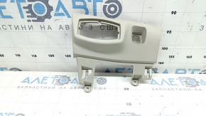 Left dashboard trim for light control, Ford Fusion mk5 17-20, gray