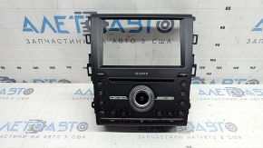 Ford Fusion mk5 13-20 SYNC 3 SONY radio control panel with heating and ventilation, scratches
