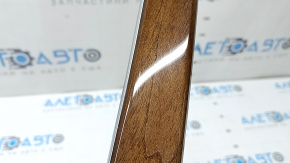 Audi A5 F5 18-25 center console trim, brown walnut, scratches