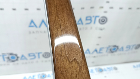 Audi A5 F5 18-25 center console trim, brown walnut, scratches