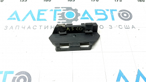 The emblem with the inscription "quattro" on the radiator grille of the Audi A5 F5 20-25 sand