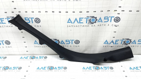 Inner rear left door sill trim for Audi A5 F5 18-25 5D, black, scratches
