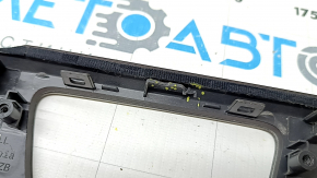 Left front panel trim for Audi A5 F5 18-25, brown walnut wood, broken fasteners