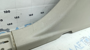 Ford Fusion mk5 17-20 lower right center pillar trim, gray, needs cleaning, scratches