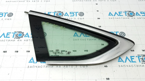 Rear left window, blind glass, Audi A5 F5 18-25, 5D chrome, dented