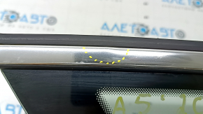 Rear left window, blind glass, Audi A5 F5 18-25, 5D chrome, dented