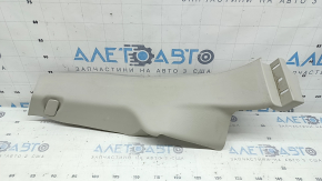 Lower left rear pillar trim for Ford Fusion mk5 13-20, gray, scratches, needs cleaning