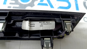 Audi A5 F5 17-25 black gloss front panel trim, upper right, behind the monitor