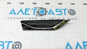 Front right fender molding for an Audi A5 F5 18-25 chrome, broken fasteners, scratch