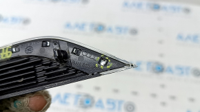 Front right fender molding for an Audi A5 F5 18-25 chrome, broken fasteners, scratch