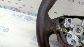 Ford Fusion mk5 17-20 steering wheel, brown leather, heated, ready for re-upholstery