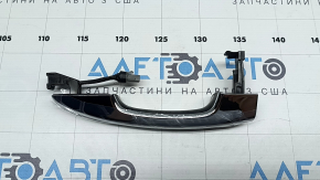 Door handle outer front left Hyundai Sonata 15-19 keyless chrome