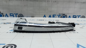 Door handle outer front left Hyundai Sonata 15-19 keyless chrome