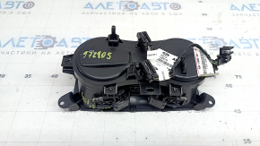 Ford Fusion mk5 17-20 center console cup holders black with backlight, without mat