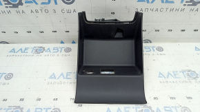 Front center console trim for Ford Fusion mk5 17-20, black, for cigarette lighter and lighting, scratches