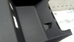 Front center console trim for Ford Fusion mk5 17-20, black, for cigarette lighter and lighting, scratches