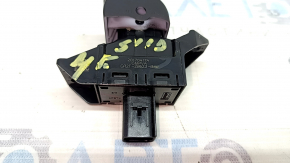 The handbrake button on a Ford Fusion mk5 17-20 has come loose and the chrome is swollen.