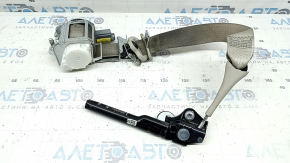 Driver's seat belt with tensioner and squib for Ford Fusion mk5 17-20, gray, dry-cleanable