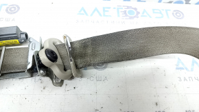 Driver's seat belt with tensioner and squib for Ford Fusion mk5 17-20, gray, dry-cleanable