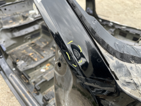 Front right quarter panel for Audi A5 F5 18-25 5D, black, bumper