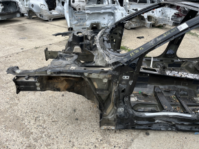 Front left quarter panel of Audi A5 F5 18-25 5D on the body, black, dented