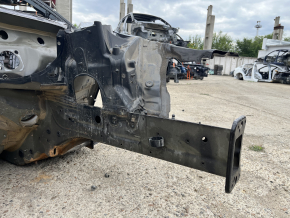 Front left quarter panel of Audi A5 F5 18-25 5D on the body, black, dented