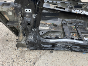 Front left quarter panel of Audi A5 F5 18-25 5D on the body, black, dented