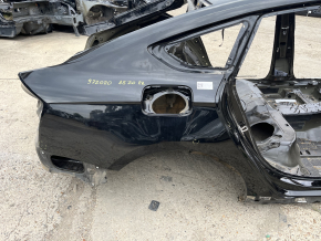 Quarter wing rear right Audi A5 F5 18-25 5D on the body, black, non-factory hole, pokes