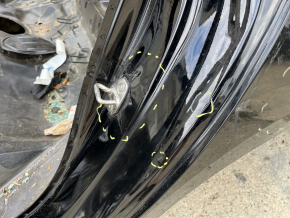 Quarter wing rear left Audi A5 F5 18-25 5D on the body, black, dented