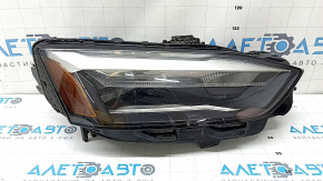 Right front headlight assembly for Audi A5 F5 20-24 LED, polished