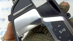 Audi A5 F5 17-25 shifter cover, black, scratches, nicks on chrome