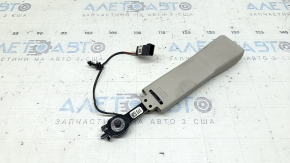 Ford Fusion mk5 17-20 driver's seat belt latch, gray, with sensor