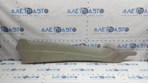Ford Fusion mk5 13-20 center console trim, right side, lower, gray, dry-cleanable